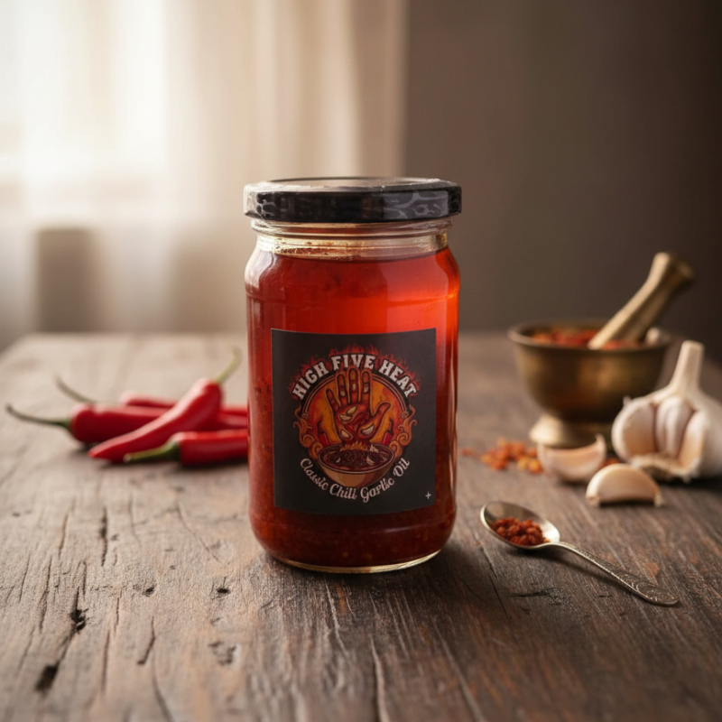 Classic Chili Garlic Oil (220ml Jar)