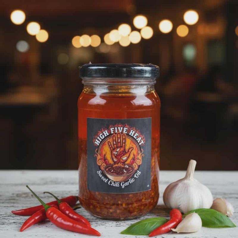 Sweet Chili Garlic Oil (220ml Jar)