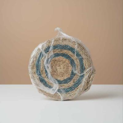 Woven circle sling bag